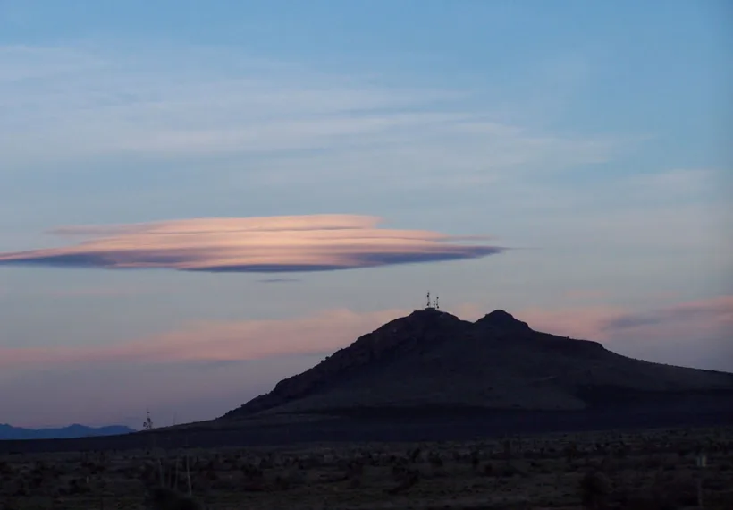 Photo by Brandy Jenkins of a lenticular cloud over New Mexico.