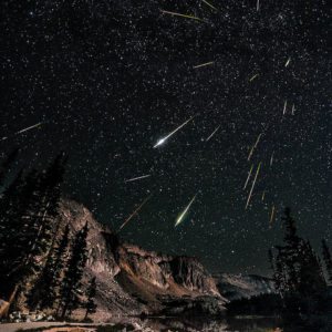 Snowy Range Perseids Meteor Shower by David Kingham