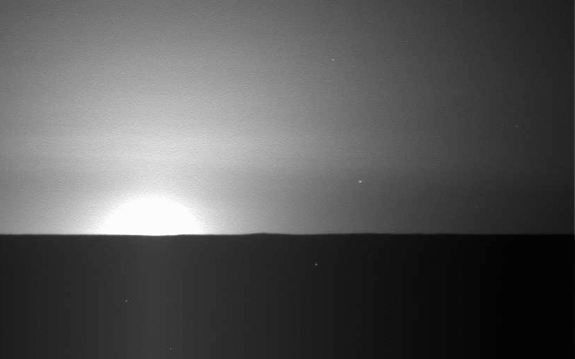 Dawn on Mars, taken NASA Phoenix Mars Lander