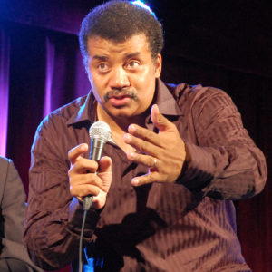 Neil deGrasse Tyson answering a question from the audience