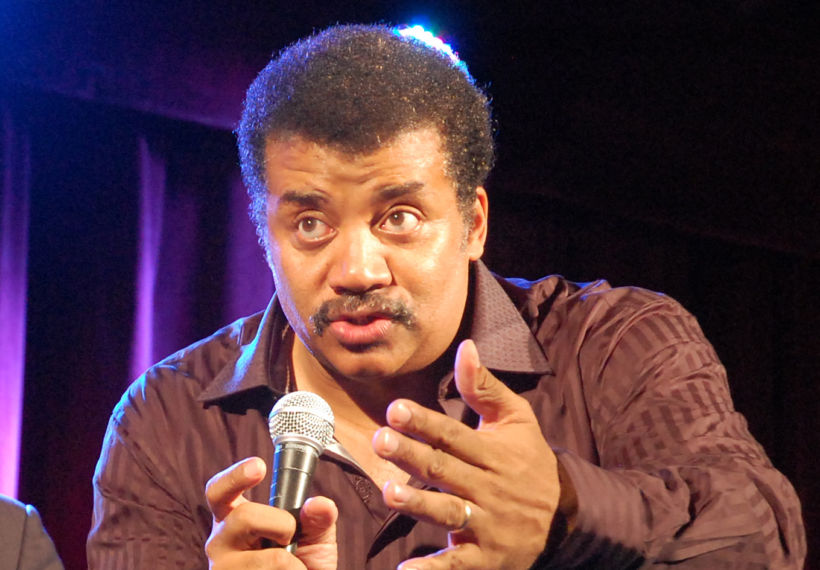 Neil deGrasse Tyson answering a question from the audience