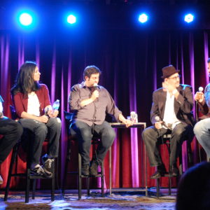 The performers of StarTalk LIve at The Bell House 9-14-12