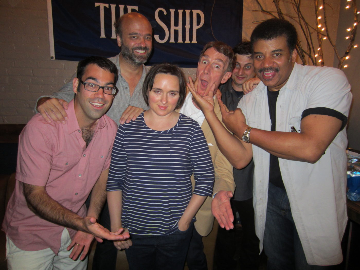 Leslie Mullen's backstage photo from StarTalk Live The Particle Party. 