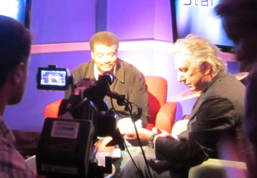 Neil deGrasse Tyson and Alan Rickman on StarTalk Radio.