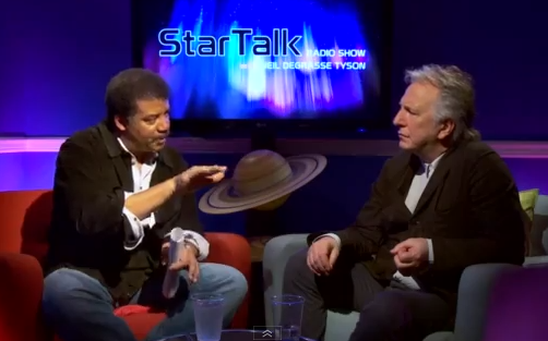 Neil deGrasse Tyson interviews Alan Rickman on StarTalk Radio