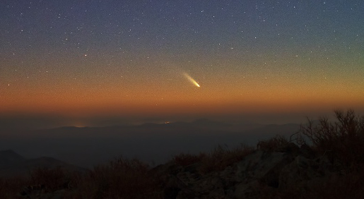 PANSTARRS comet photograph