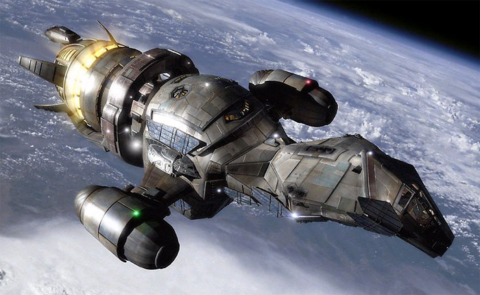 Photo of Serenity, a Firefly class ship
