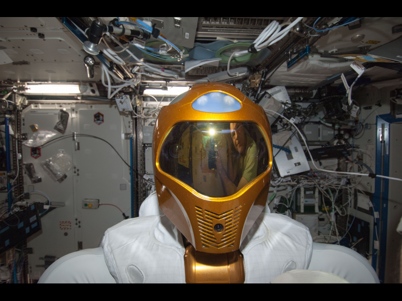 Image of Robonaut 2 on the ISS discussed in StarTalk Live: I, Robot