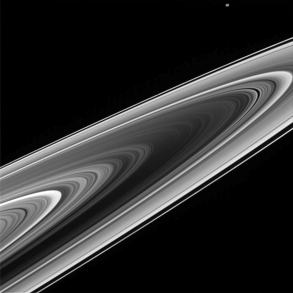 Shown: Saturn's Rings from the Other Side. Credit: Cassini Imaging Team, SSI, JPL, ESA, NASA