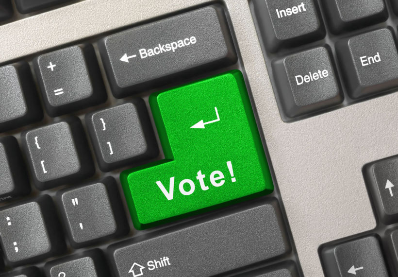 Photo of a vote key on your computer, asking you to vote for your favorite StarTalk Radio Season 5 episodes, guests, co-hosts and guest hosts.