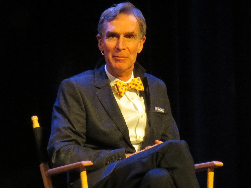 Photo of science popularizer and defeater of Venusian lava, Bill Nye, taken by Heather R. Archuletta.