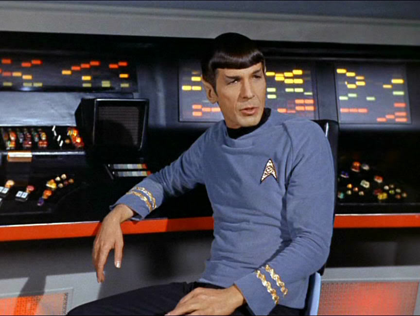 Photo of Leonard Nimoy as Spock from Star Trek The Original Series. Credit: © 2015 CBS Studios Inc. All Rights Reserved.