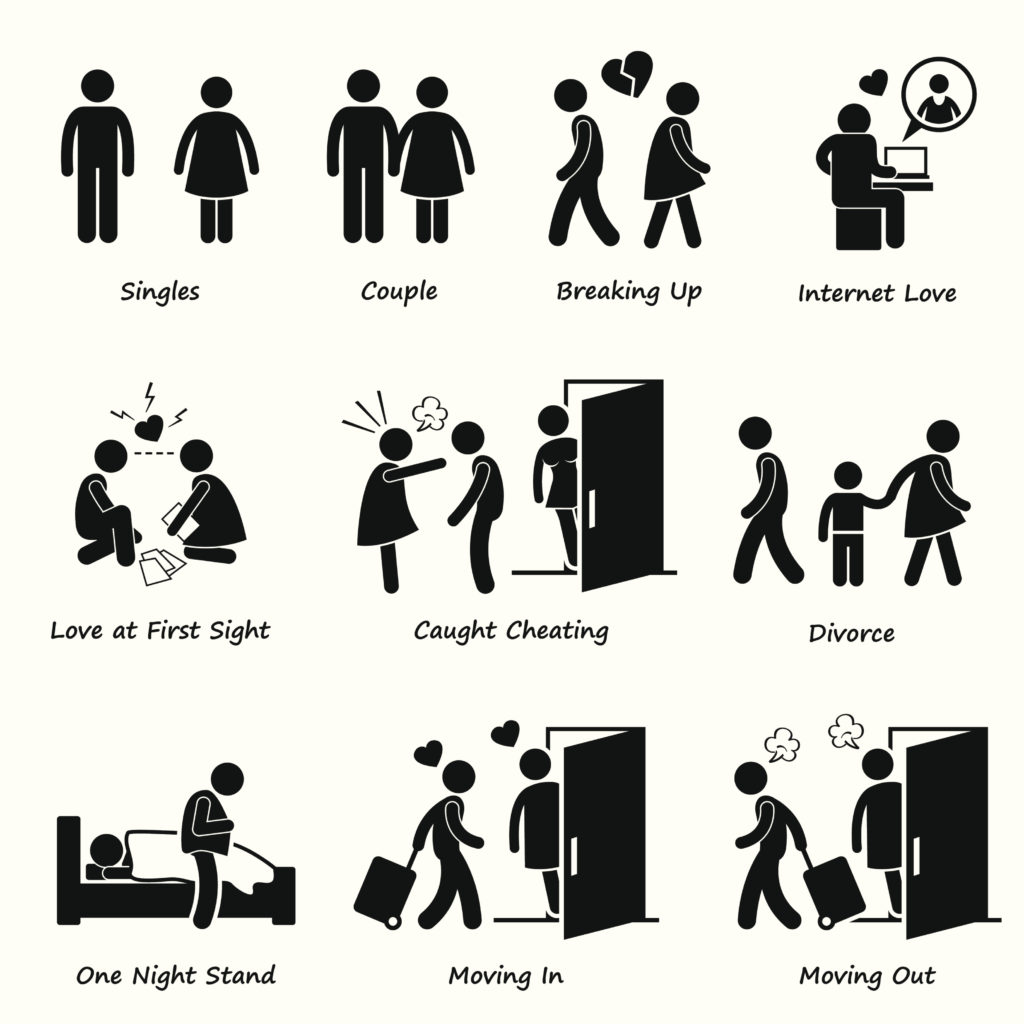 Clip art depicting modern love as discussed on StarTalk in "The Evolution of Modern love and Sex with Dan Savage.". Credit: leremy/iStock/Thinkstock.