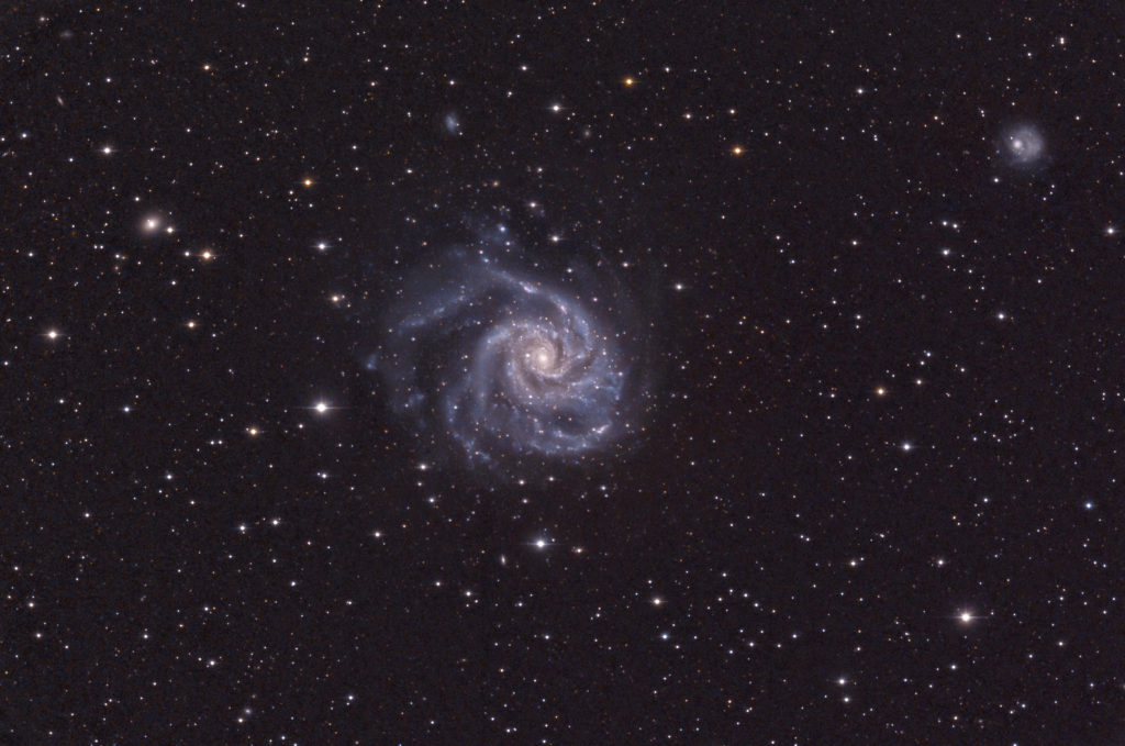 Image of Pinwheel Galaxy M101, NGC 5457, taken by John Davis using a Celestron RASA 11".