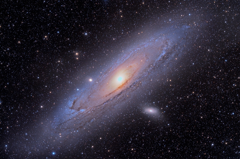 Image of M31 (NGC 224) Andromeda Galaxy. Credit: Jimmy Walker, courtesy of Celestron.