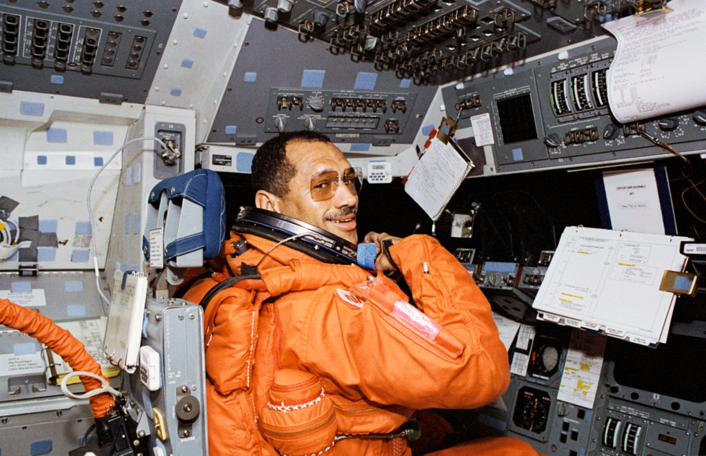 Photo of NASA Administrator Charles Bolden from when he was the commander of the Space Shuttle Discovery on STS-60. Credit: NASA.