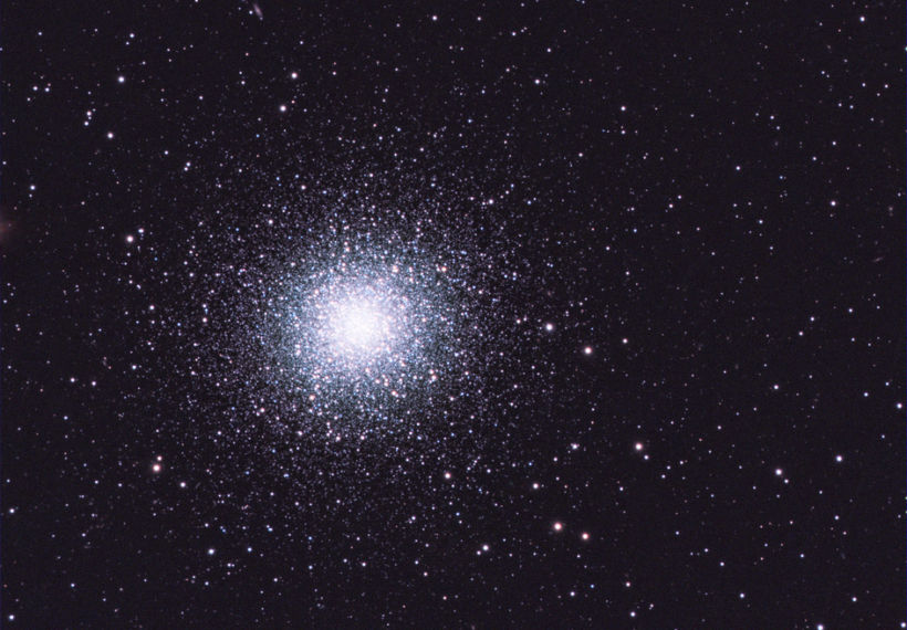 Image of M13, NGC 6205, the Hercules Globular Star Cluster, by Andre Paquette.