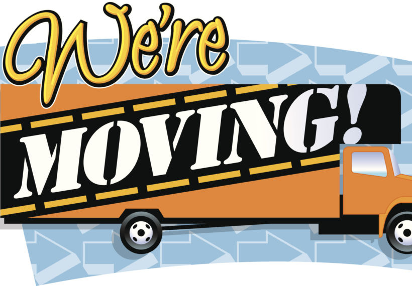 Artwork of moving fan for blog post announcing that StarTalk podcast is moving to Friday nights.