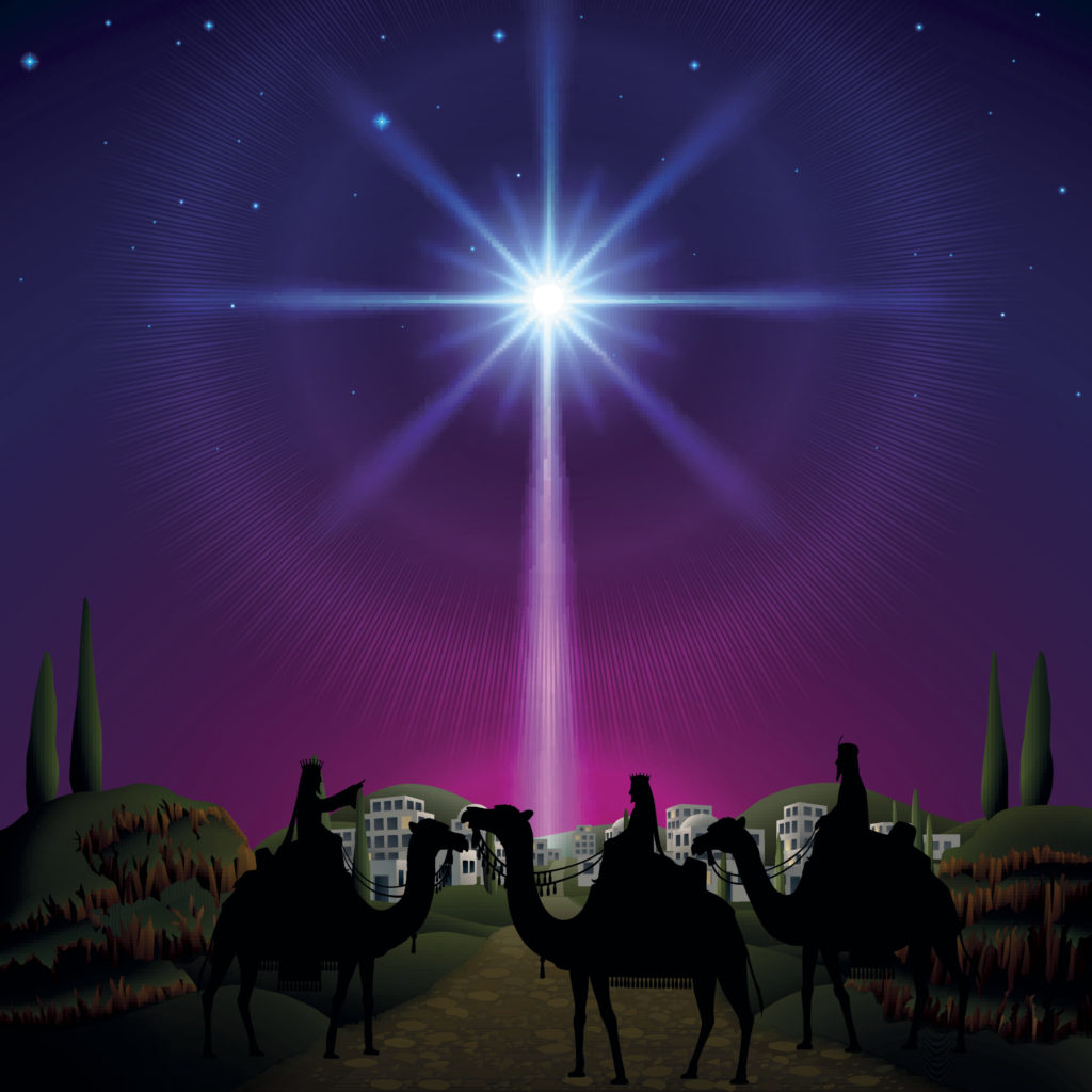 Artwork depicting the Star of Bethlehem, by Djahan form the iStock collection.