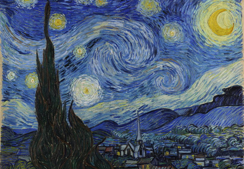 Vincent van Gogh's painting "The Starry Night", courtesy of Wikipedia.