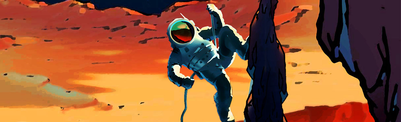 Detail from a NASA poster, "Explorers Wanted."