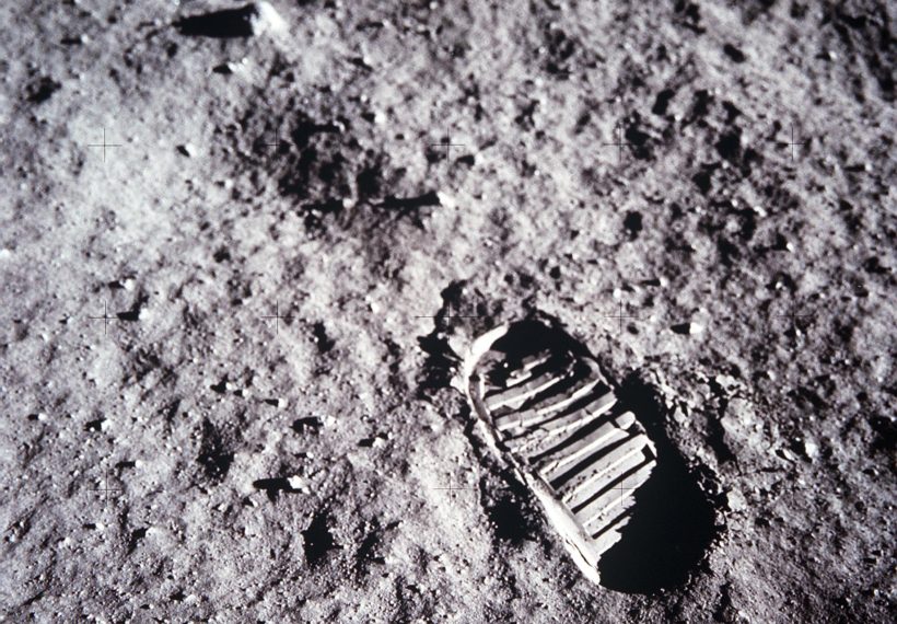 Buzz Aldrin's boot print on the moon. Credit: NASA.