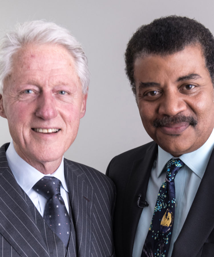 Bill Clinton and Neil deGrasse Tyson