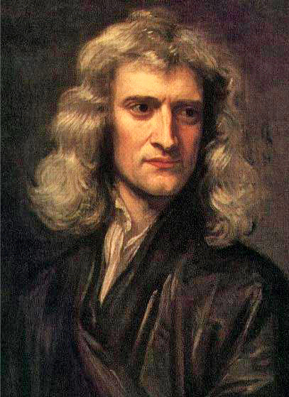 Portrait of Isaac Newton (1642-1727) by Sir Godfrey Kneller.
