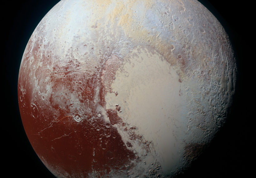 NASA/APL/SwRI Image of Pluto showing Sputnik Planum.