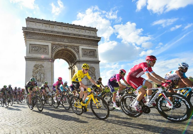 Tour de France 2016 - 24/07/2016 - Etape 21 - Chantilly / Paris Champs-Elysées (113 km) - FROOME Christopher (TEAM SKY) - Dans le peloton © ASO/A.Broadway