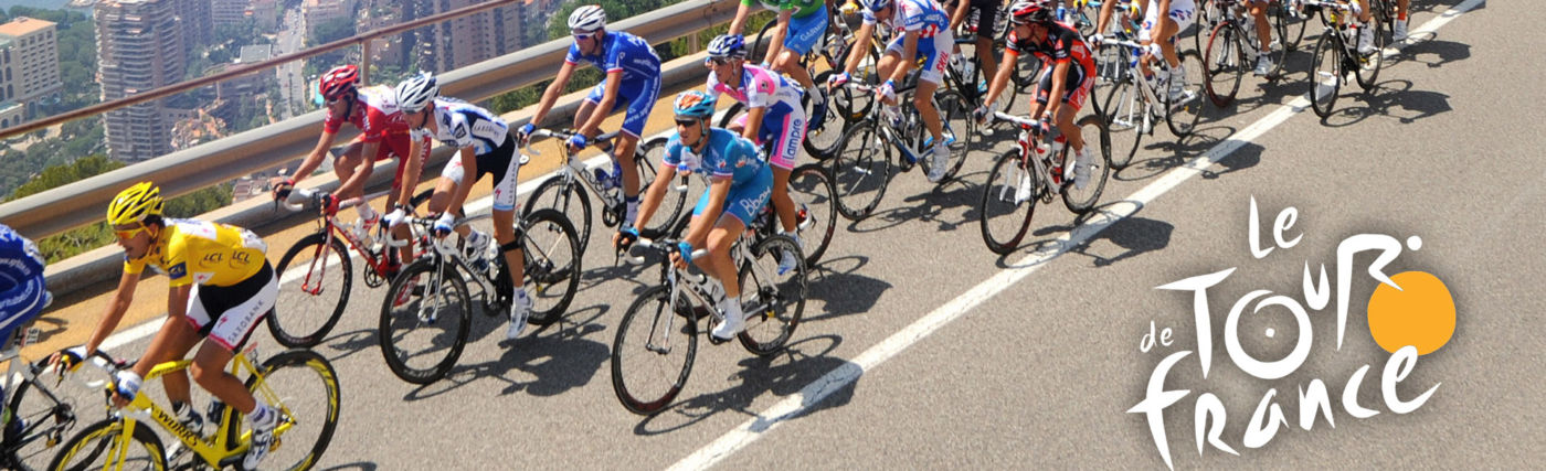 Photo of cyclists competing in the Tour de France, courtesy of Amaury Sport Organisation (A.S.O.)