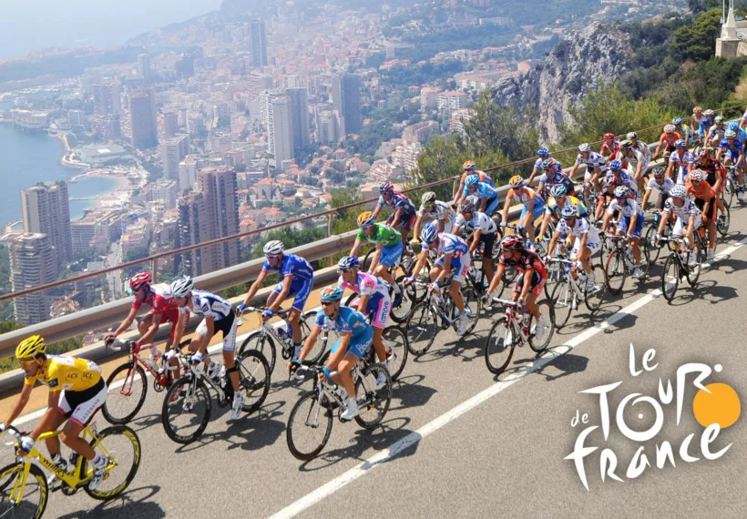 Photo of cyclists competing in the Tour de France, courtesy of Amaury Sport Organisation (A.S.O.)
