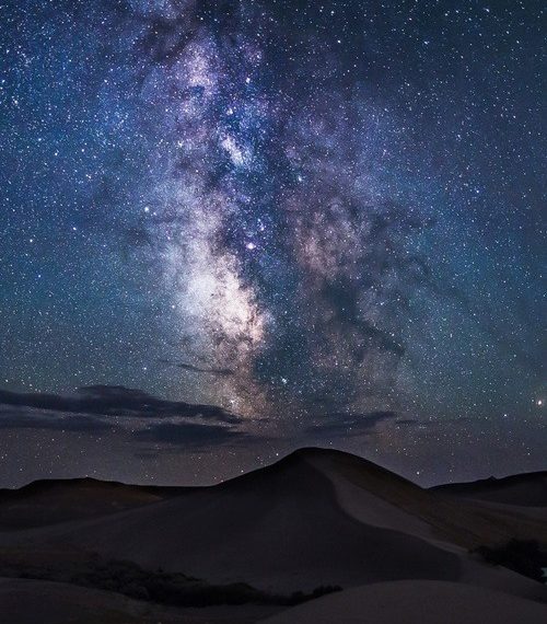 The view of The Milky Way from Bruneau Sand Dunes State Park. Credit: Bruneau Sand Dunes State Park.