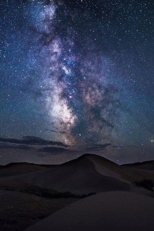 The view of The Milky Way from Bruneau Sand Dunes State Park. Credit: Bruneau Sand Dunes State Park.