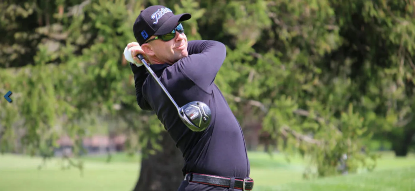 Photo from RobLabritz(dot)com of Rob Labritz at the 2017 Mastercard Westchester PGA Championship.