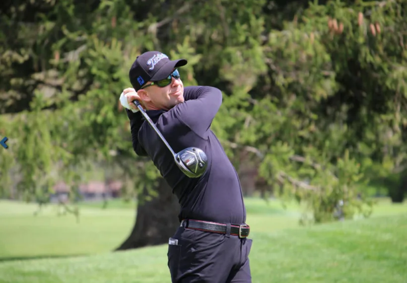 Photo from RobLabritz(dot)com of Rob Labritz at the 2017 Mastercard Westchester PGA Championship.
