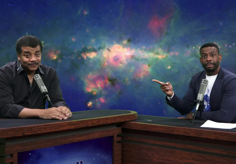 Ben Ratner’s photo of Neil deGrasse Tyson and Chuck Nice.