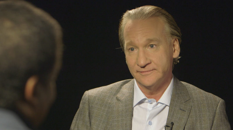 Brandon Royal's photo of Bill Maher, interviewed by Neil deGrasse Tyson.