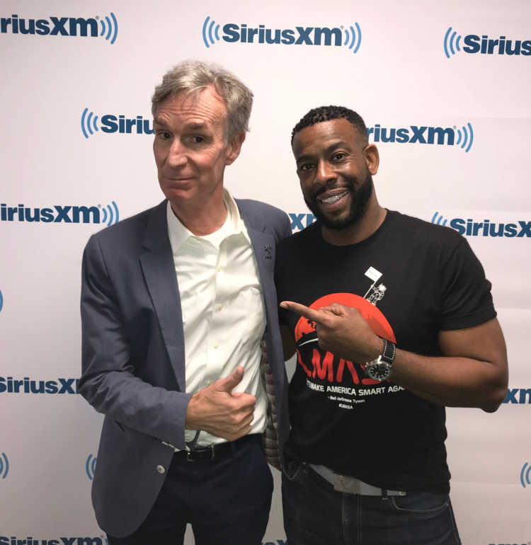 Ben Ratner’s photo of Bill Nye and Chuck Nice at SiriusXM studios