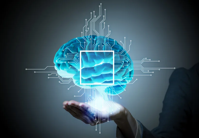 Chombosan/iStock image depicting Artificial Intelligence and the Human Brain