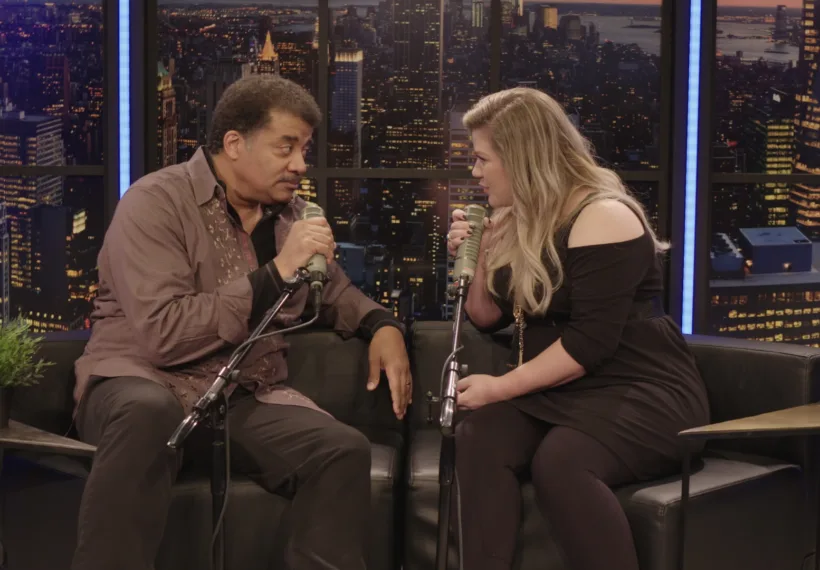 Ben Ratner's photo of Neil deGrasse Tyson and Kelly Clarkson.