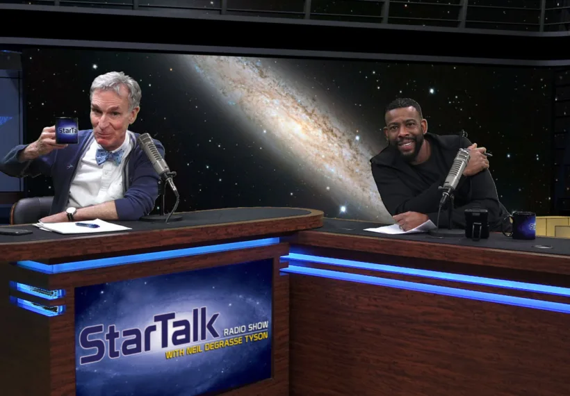 Ben Ratner's photo of Bill Nye and Chuck Nice.