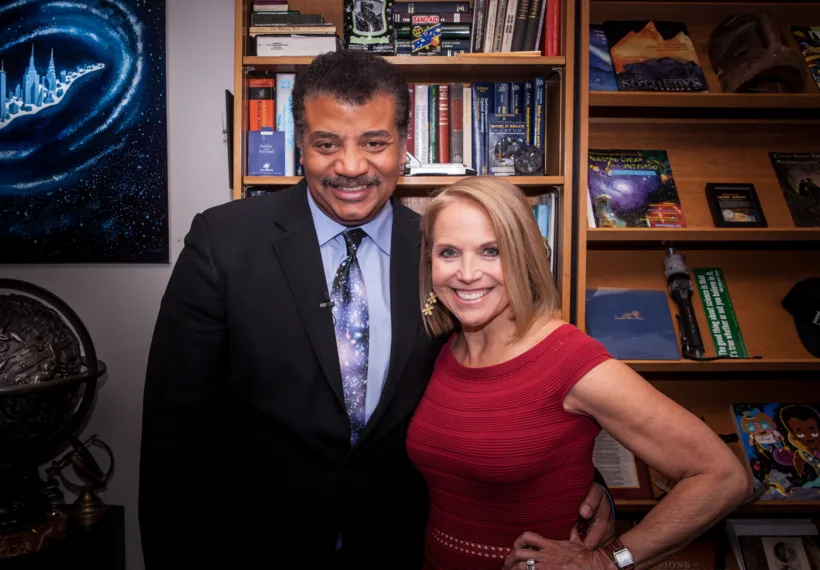 Brandon Royal’s photo of Neil deGrasse Tyson and Katie Couric.