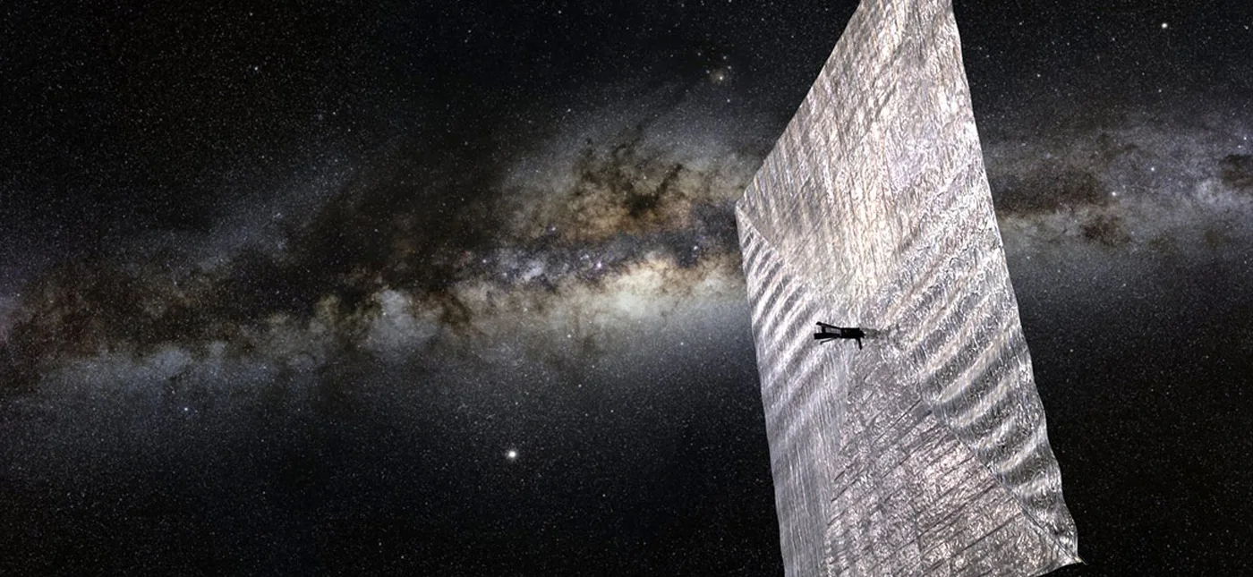 Image of the Planetary Society’s Light Sail, credit: Josh Spradling/The Planetary Society.