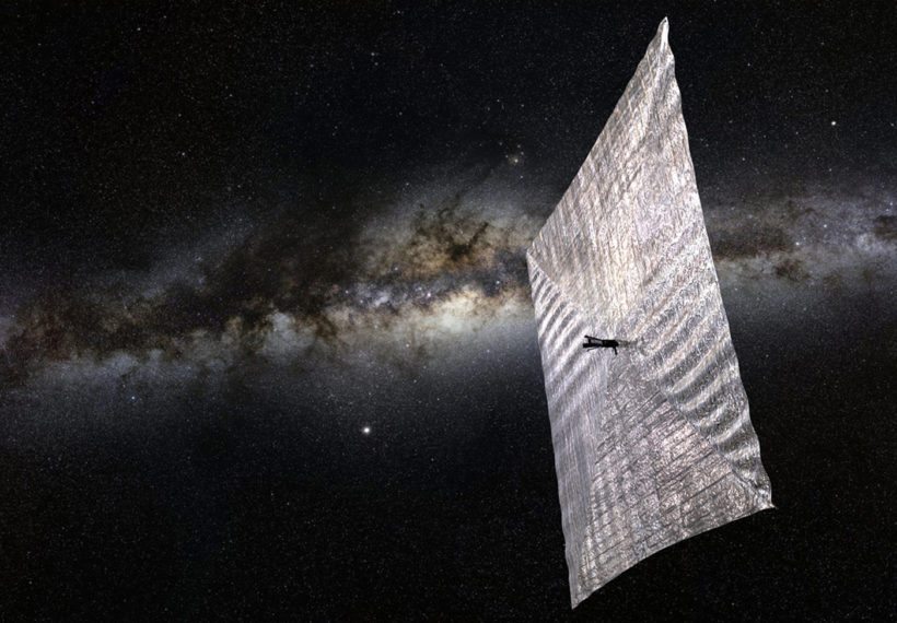 Image of the Planetary Society’s Light Sail, credit: Josh Spradling/The Planetary Society.