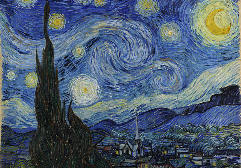 Vincent van Gogh's painting, "The Starry Night."