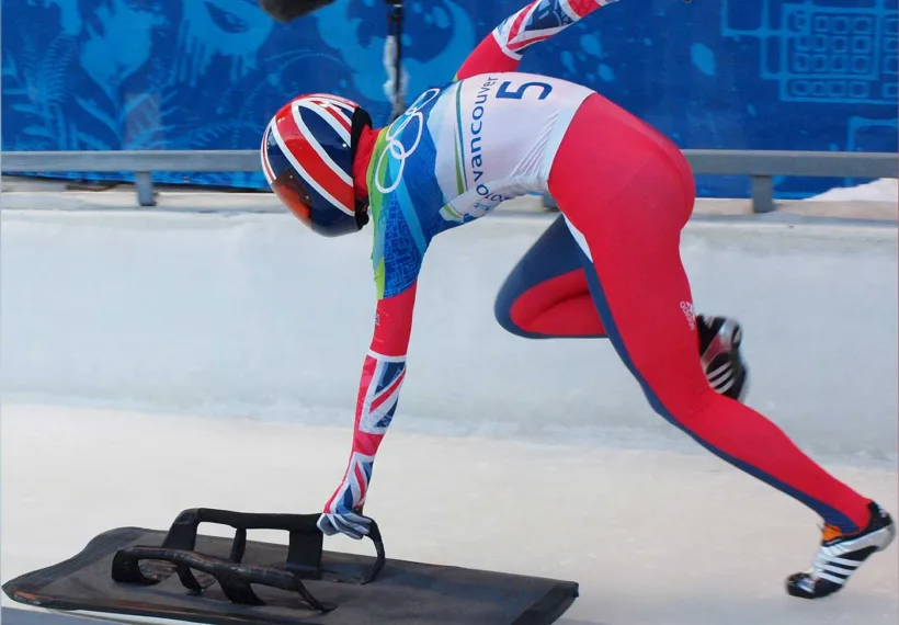 Photo of skeleton racer Amy Williams at the 2010 Winter Olympics. Photo Credit: jonwick04 (https://www.flickr.com/photos/jonwick/4388363999/) [CC BY 2.0 (https://creativecommons.org/licenses/by/2.0)], via Wikimedia Commons