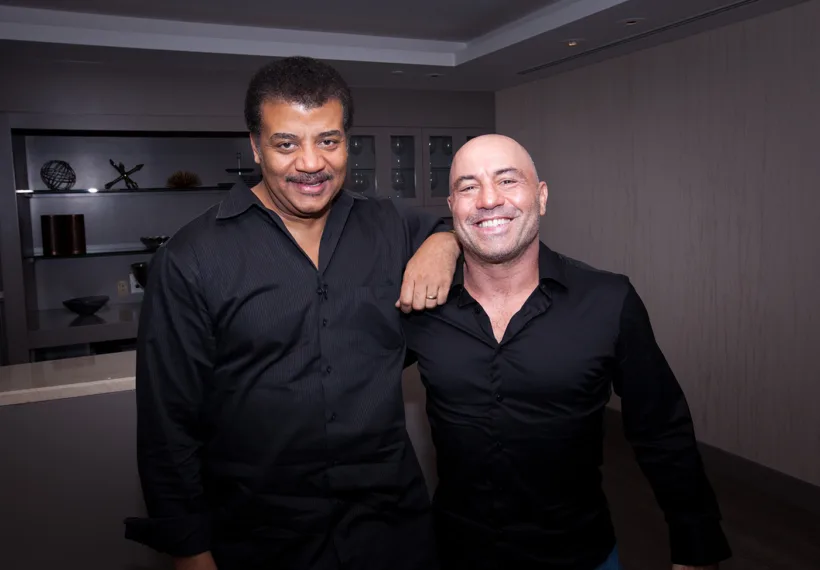 Brandon Royal’s photo of Neil deGrasse Tyson and Joe Rogan.