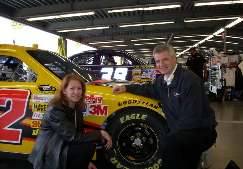 Chris Livingstone’s photo of Diandra Leslie-Pelecky and Andy Randolph.