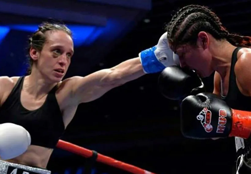 Photo by CSB photography of Federica Bianco in the ring.